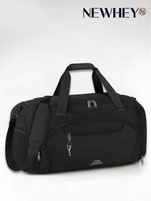 NEWHEY Sports Gym Bag Men With Shoes Compartment Travel Duffle Bag Large Water Repellent Swimming Weekend Overnight Holdall Bags For Men 55L Travel Bag - Black - View 10