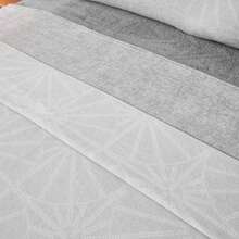 VOGRAC Pyrenees Flannel Winter Sheet Set, Soft Microfiber - Extra Velvety Touch | 90/105/135/150/180 Cm Bed | Elegant And Warm Printed Design, Pyrenees Thermal Sheet Set. Autumn/Winter Fleece Sheets For Single And Double Beds, 3 Pieces, Warm And Soft. Premium Microfiber, Soft Touch. - Xám - Xem 4