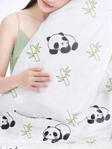 1 vỏ gối in hình gấu trúc và tre kiểu cổ điển, phong cách Bohemian, vỏ gối dày dặn dùng một lần, thích hợp cho phòng khách sạn, thẩm mỹ viện, v.v., chất liệu vải không dệt, chống bám bẩn và thoáng khí, lý tưởng cho du lịch và khách sạn, cũng là phụ kiện tốt nhất cho cắm trại và khách sạn mùa thu/đông, mang đến cho bạn trải nghiệm sống và du lịch thoải mái nhất (Không bao gồm ruột gối) - Nhiều màu - Xem 5