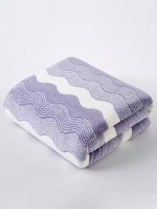 1条/2条装现代简约珊瑚绒浴巾，超柔软吸水，特大尺寸，速干，不掉毛，桑拿浴巾，高品质，轻便，客用毛巾，送给伴侣的最佳礼物，毛巾尺寸：34*75厘米，浴巾尺寸：70*140厘米 - 彩色 - 查看 16