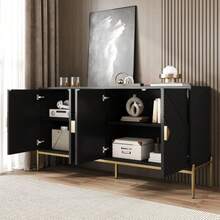 Storage Cabinets - Black - View 4