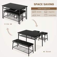 Dining Table & Chair Sets - 黑色 - 查看 9