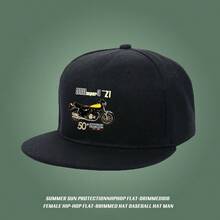 Motorcycle-themed 50th Anniversary Stylish Black Cap 900super4 Z1 ball cap duck cap fashionable large head around flat bill cap small head around duckville cap baseball cap breathable haphop baseball cap graphic print Baseball cap unisex snapback snapback cap visual snapback cap low cap sports low cap retro - ブラック - チェックする 4