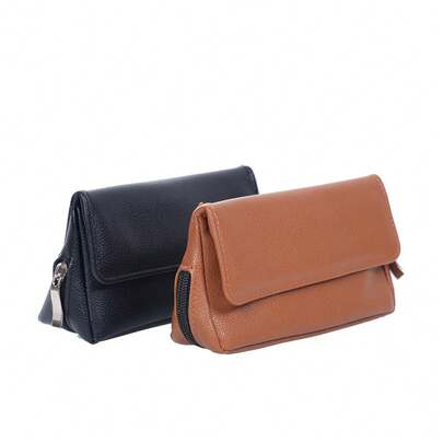 2026 New Fashion PU Tobacco Pouch, Folding Button Coin Purse, Internal Moisturizing Cigarette Bag, Multi-Functional Smoking Accessories Storage Bag, Tobacco & Pipe Accessories Organizer