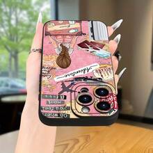 Fundas de Teléfono con Tema de Viaje Creativo con Acabado Mate, Populares Entre Hombres y Mujeres, Diseñadas para Ser a Prueba de Golpes para Varios Modelos de , Incluyendo 16E, 16PRO, 16PLUS y Más.Perfecto como regalo de Pascua o cumpleaños para amigos, novias, novios y familia. - Negro - Ver 7