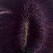 TendenciaPeluca Larga Rizada 66cm - Mechas Moradas + Fleco Role PlayCalidad premium - 1 - Ver 7