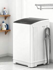 TABU 3.0 Cu.Ft./20 LBS Full Automatic Washing Machine For Apartments/RVs, Portable Compact Washer With Drain Pump,10 Programs & 8 Water Levels, Led Control Panel, Spin Wash & Spin Dry, Energy-Efficient Design In Grey - View 1