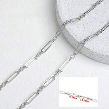 1-Meter Stainless Steel Multi-Style Silver Handmade Chain DIY Bracelet Necklace DIY Jewelry Accessories Components - Handmade Chain - View 6