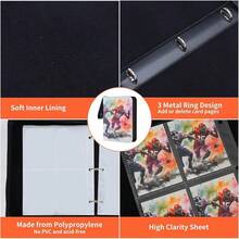 Football Card Binder 4 Pocket - Holds 400 Cards For Collecting - Football003 - View 4