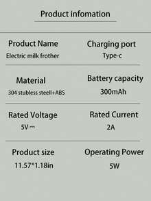 Electric Milk Frother, Handheld Milk Foamer For Coffee, Home Use Milk Frother - Multicolor - View 11