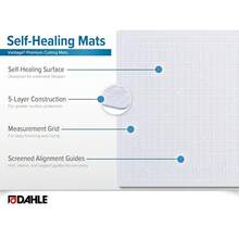 Dahle Vantage 10680 See-Through Premium Self-Healing Cutting, 9x12, 1/2 Grid, 5 Layers Healing, Crafts & Sewing, - Green - View 6