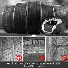 Tire Storage Bags Set Of 4, Adjustable Waterproof Tire Covers, Oxford Wheel Covers, Black Car Wheel Tire Covers, Veh... - B0F9YHS6NN - View 2