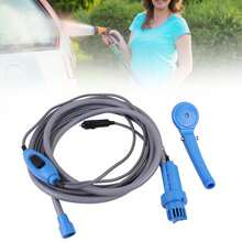 Portable Camping Shower Adjustable Water Flow Leakproof 2.5 L/Min Outdoor Showerhead Sprayer - Grey - View 6