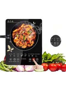 Parrilla de Inducción 2200W con Control Táctil para una Cocina Precisa - Negro - Ver 1