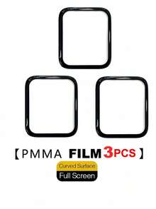 2-5PCS Película de Hidrogel Protector de Pantalla Curva Completa Compatible con Reloj FIT 3/4/4pro Accesorios Protector de Pantalla 9D para Reloj FIT 3/4/4pro Sin Vidrio - Negro - Ver 10