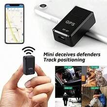 1/2 Pieces Small Magnetic GPS Tracker, Mini GF-07 Small Magnetic GPS Tracker. Suitable For Various Scenarios In Pets, Vehicles, And Households. Real-Time Positioning With Low Battery Alert. USB Charging. Black-Tech Anti-Loss Device. - Multicolor - View 4