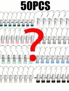 10/30/40pcs Stainless Steel Clothes Clips, Essential Back To School Laundry Clips With Hooks, Multi-Functional Portable Clothespins For Wardrobe Organization, Perfect For Neatly Hanging Pants, Shoes, Jeans, Boots And Skirts, Ideal For Easter, Mother's Day And Seasonal Celebrations, Upgrade Your Home Storage With Stylish And Practical Hangers, Suitable For Christmas, Thanksgiving And New Year Celebrations, Use These Essential Home Decor Accessories To Enhance Your Indoor Decor