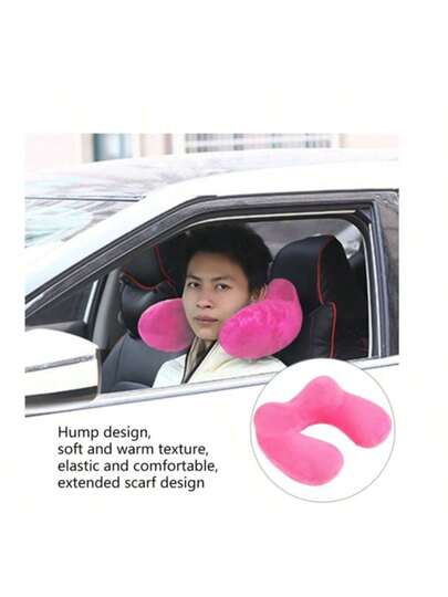 Multi PVC Inflatable Neck Kussen 31cm Portable Shaped Cushion Travel Office Support Practical view 4