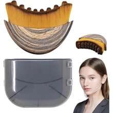 Lymphatic Contour Face Brush, Lymphatic Drainage Massager, Soft Dry Facial Brush Beauty Tool For Jawline, Ergonomically Designed To Fit The Skin Precisely And Relieve Fatigue (2PC) - 棕色的 - 查看 10