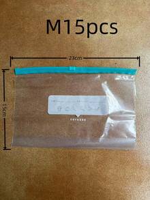 45pcs Zip Lock Food Storage Bags, Thick Freezer Bags For Fridge, Microwave Friendly, Reusable, Suitable For Organizing (Available In 45pcs, 20pcs, 15pcs, 10pcs, 1pc) Back To School - Multicolor - View 6