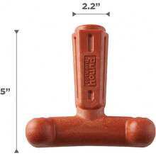 Outward Hound Dogwood Wood Durable Dog Chew Toys, Real Wood & Calming Hemp, 2-Pack, Medium - 山茱萸木握持咀嚼 - 查看 9