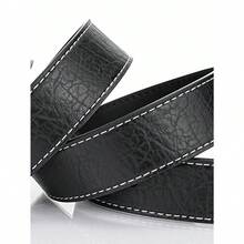 1pc Sword Through Heart Shape Buckle Waist Belt, Western Style For Men And Women Summer, School Casual, Business, Boyfriend Husband Father Dad Men Gift, Daily Wear, Fashion, Teen, Outdoor, Vacation, Athletic, Travel, Street, Boho, Vintage Fall, Autumn, Halloween Autumn-Winter Accessories,Suitable For Teens, Youth,Men,Casual, Outdoor, Athletic, Vacation, Graduation Gifts, Birthday, Daily Wear - màu đen - Xem 5