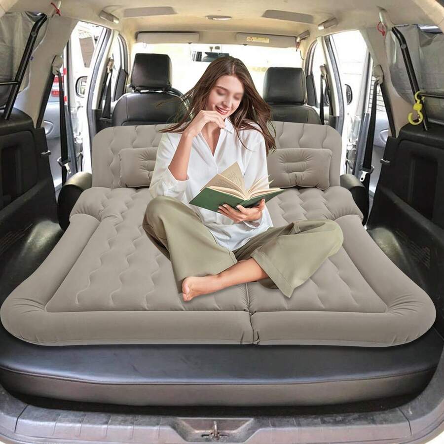 YUNRUX Outdoor Air Mattress - Grey - View 1