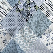 3 Pieces Full/Queen/King Size Aesthetic Quilt Set, Machine Washable Cozy Bedding Coverlet, Microfiber Quilt Cover, Cozy Quilted Blanket Bedding Sets With Pillow Shams, Embroidery Thin Comforter, 2 Pieces Twin Quilt Set - Màu xanh bụi bặm - Xem 9