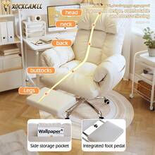 Home Office Chairs - trắng - Xem 3