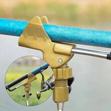 Rod Holder Fishing Pole Holder With Fishing Rod Alarm Bells, Universal Adjustable Gold Fishing Rod Holder Hand And Sea Dual - Purpose Ground Holder Bank Fishing - Gold 2pcs - View 7