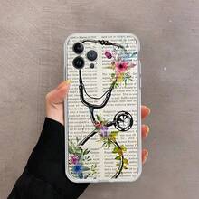 Funda de teléfono con estetoscopio de medicina médica compatible con  15 14 11 12 13 Mini Pro XS Max, funda 6 7 8 Plus X XR SE 2020, compatible con funda de  17, funda de  17 Pro, funda de  17 Pro Max - z11 - Ver 11