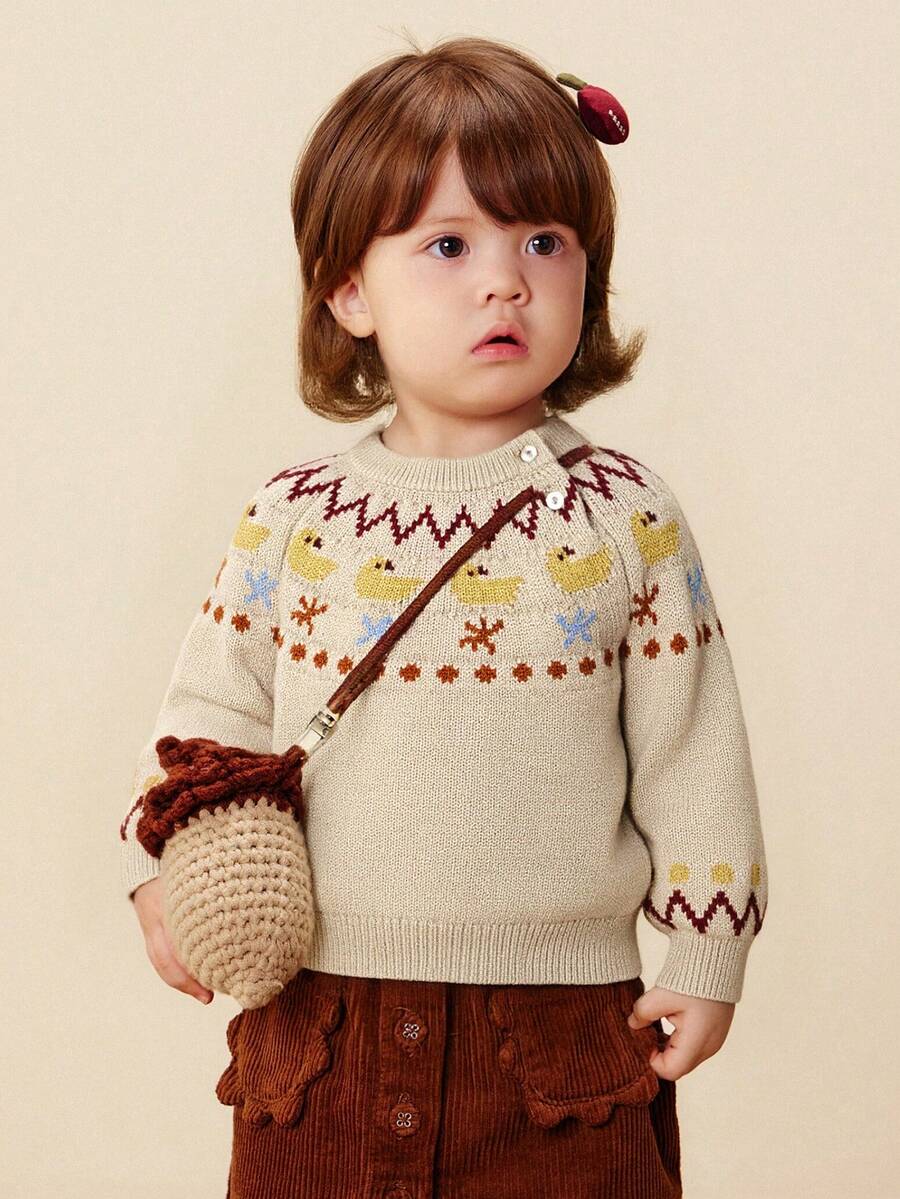 mini bala Suéter familiar para adultos y niña joven a juego, tejido ...