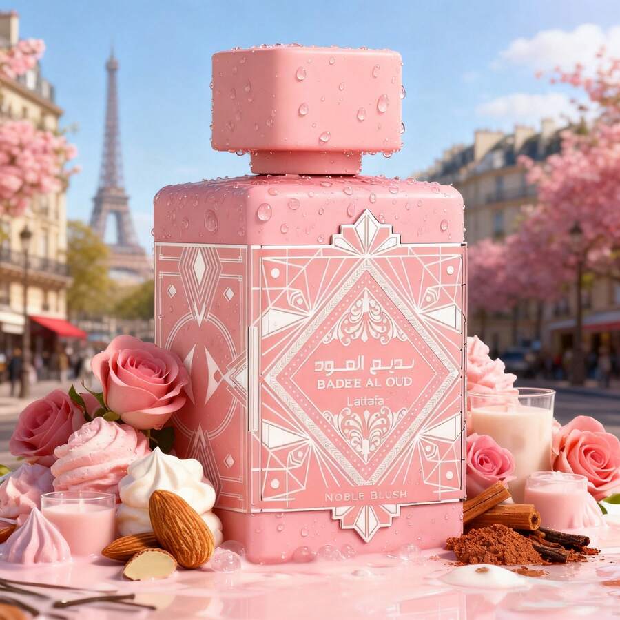 Lattafa Bade'e Al Oud Noble Blush 100ML Eau De Parfum For Women - Floral - View 1