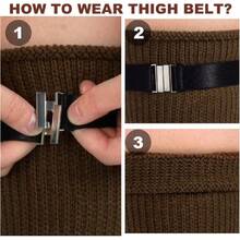 Plus Size Thigh High Socks For Thick Thighs Women- Thigh Highs Widened Extra Long Thick Knit Socks,28431938 - Cà phê nâu - Xem 5