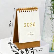 Fashion Creative 2026 Coil Calendar Simple Style Standing Calendar Daily Monthly Planner Schedule Yearly Agenda Organizer Home Office - Multicolor - View 12