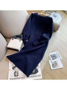 Women Two-Piece Outfits - Navy Blue - View 2