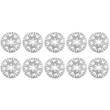 2Set (10pcs/Set) Car Undertray Exhaust Heat Shield Metal Clip Spring Washer Fixing Nut For VW - Silver - View 4