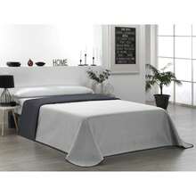 Ecommerc3 Reversible, Lightweight, And Durable Quilted Bedspread - Adjustable Bedspread, Easy To Put On And Super Padded, Ideal For Different Size Beds. 100% Made In Spain - Gris/Antracita - View 2
