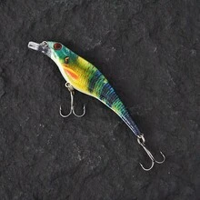 5PCS Floating Jerkbait Minnow Hard Bait Kit Artificial Wobblers For Carp Trolling Swimbait Catfish Topwater Lures Crankbaits Fishing Lures Set - Multicolor - View 9