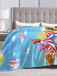 Plim Plim  Blanket Flannel Blanket, Super Comfortable Winter Warm Blanket Summer Air Conditioning Blanket, Soft And Light Bed Sofa Decoration, Not Easy To Shed, - màu đen - Xem 6