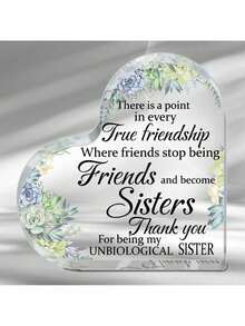 Friend Female Friendship Female Best Sunflower Non-Biological Sister Birthday Female Thank You Acrylic Friendship - 愛心 - 查看 2