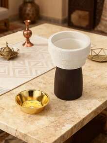 Un arzător de aromaterapie din rășină, proaspăt și elegant, în alb și negru. Poate fi folosit pentru decorarea și aromaterapia casei, la birou, în locuri de festival și yoga. Poate fi folosit și ca decorațiune în sufragerie, cadou pentru întoarcerea la școală, cadou de absolvire, suvenir, cadou de Ziua Îndrăgostiților și cadou pentru femei. Cadou de nuntă. - Multicolor - Vizualizare 2