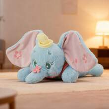 Miniso 1pc Disney Sakura Season Dumbo Plush Doll - Delicate Sakura Accents, Cozy Home & Office Decor - Blue - View 3