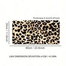 1pc Extra-Large Brown Leopard Print Mouse Pad Large Gaming Mouse Pad Multi-Size Keyboard Desk Mat Rubber Anti-Slip Office Mouse Pad Desk Accessories Keyboard Desk Pad For School Office Gift - Multicolor - View 24