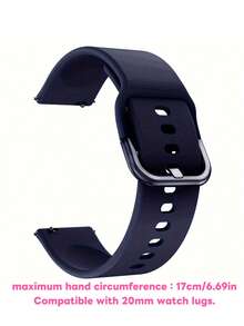 12 Color Sport Soft Floral Engraved Silicone Band 20mm Compatible With Samsung Galaxy Watch 4 Band 40mm 44mm/Watch 3 41mm/Active 2 Watch Bands 40mm 44mm/Watch 4 Classic 42mm 46mm Smartwatch Strap For Women