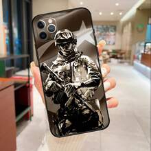 Funda especial del ejército militar compatible con funda de teléfono compatible con  16 15 14 13 12 11 Pro Max Mini X XS XR 6 Plus, funda compatible con  17, funda  17 Pro, funda  17 Pro Max - ZAC468 - Ver 9