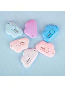 1/3/6/12piece Cute Cloud Mini Portable Utility Knife Paper Cutter Blade Office Stationery (Blue, Pink, White) - Multicolor - View 5