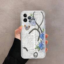 Funda de teléfono con estetoscopio de medicina médica compatible con  15 14 11 12 13 Mini Pro XS Max, funda 6 7 8 Plus X XR SE 2020, compatible con funda de  17, funda de  17 Pro, funda de  17 Pro Max - z11 - Ver 12
