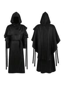 Men Cosplay Clothing - Black - View 1
