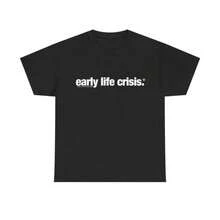 'Nettspend Early Life Crisis Osamason Merch-Shirts Tees All Colors & Sizes' - 黑色 - 查看 1